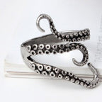 Silver Octopus Tentacle Wrap Ring