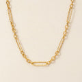 Two-Link Gold Chain Necklace