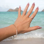 Pearl Paperclip Chain Bracelet