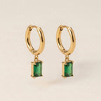 Birthstone Huggies Earrings
