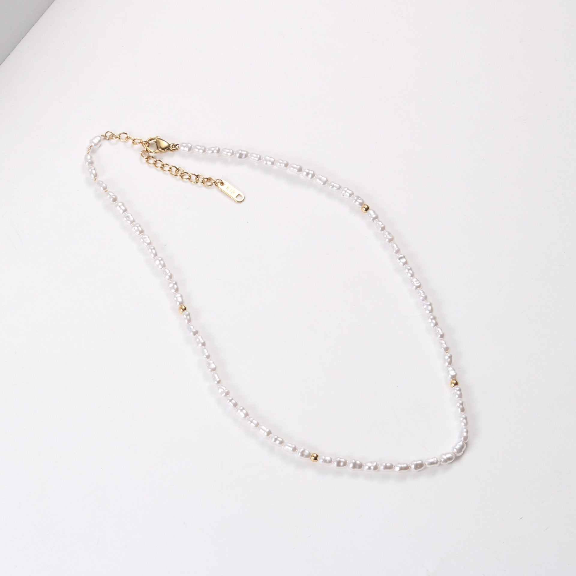 Pearl & Gold Beaded Layered Necklace