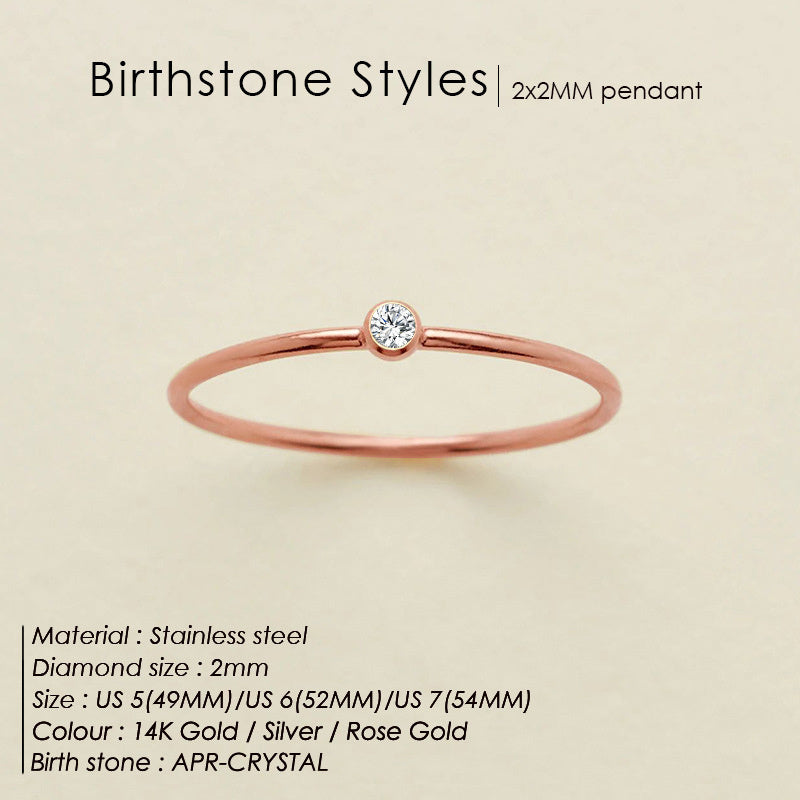 April White rose gold