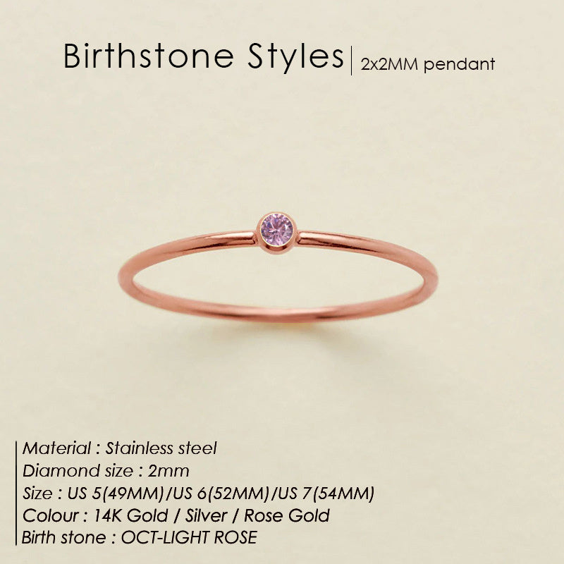 October Pink rose gold