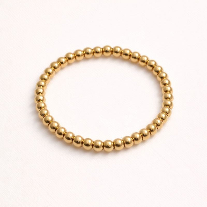 Gold Beaded Bracelet