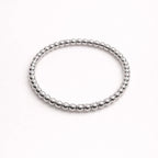 Silver Beaded Bracelet