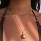Aurora Tide Shell Pendant Necklace