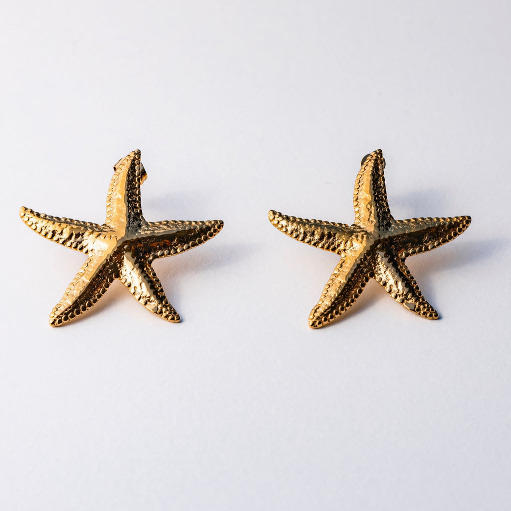 Starfish Gold Earrings
