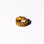 Gold Woven Link Band Ring