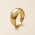 Gold Chunky Dome Statement Ring