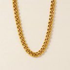 Gold Cuban Link Chain Necklace