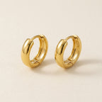 Gold Huggie Hoop Earrings