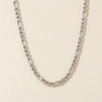Silver Hour Figaro Chain