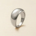 Silver Chunky Dome Statement Ring