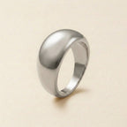 Silver Chunky Dome Statement Ring