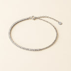 Silver Starlight Cascade Tennis Bracelet