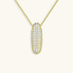 Hailey Bubble Initial Gold Necklace