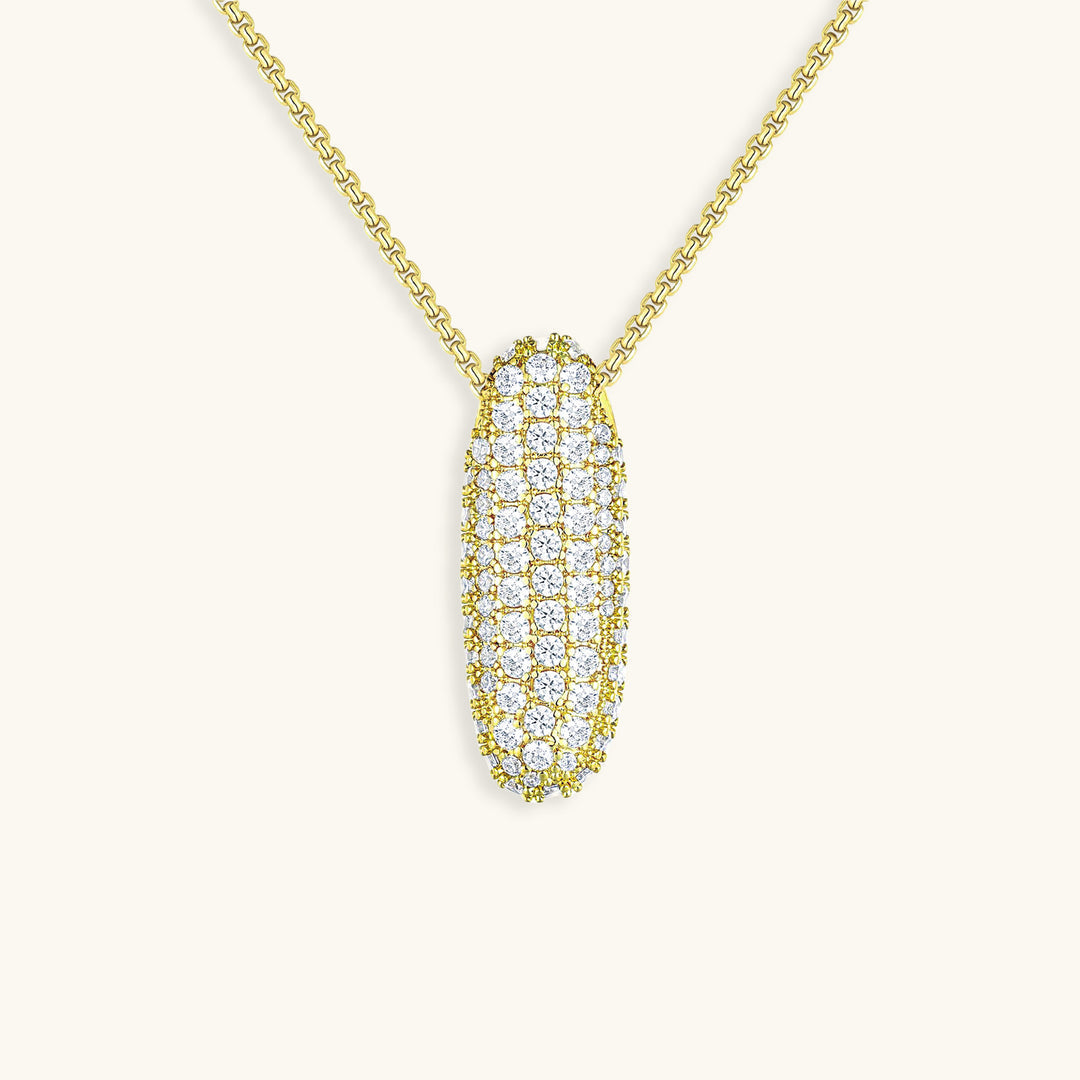Hailey Bubble Initial Gold Necklace