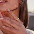 Gold Chunky Dome Statement Ring