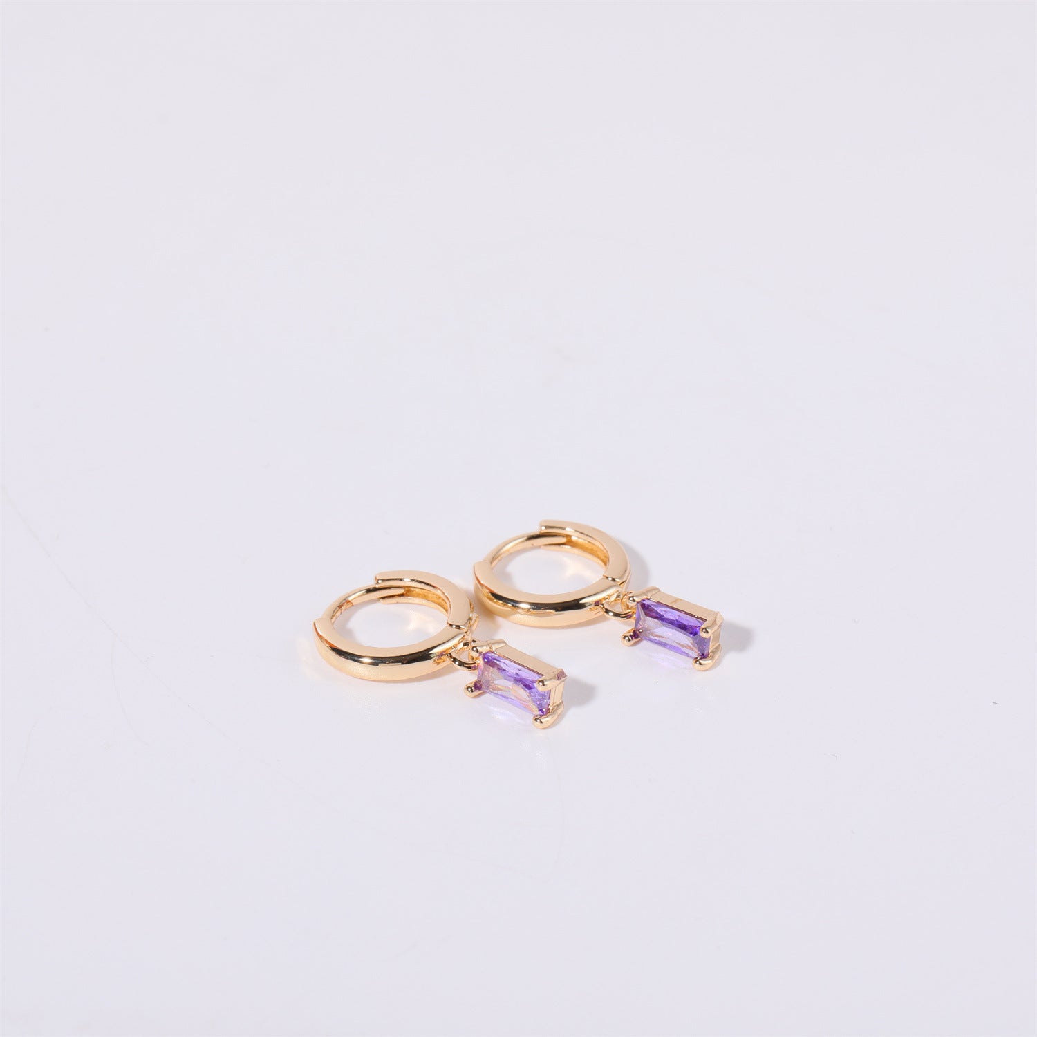 Birthstone Huggies Earrings