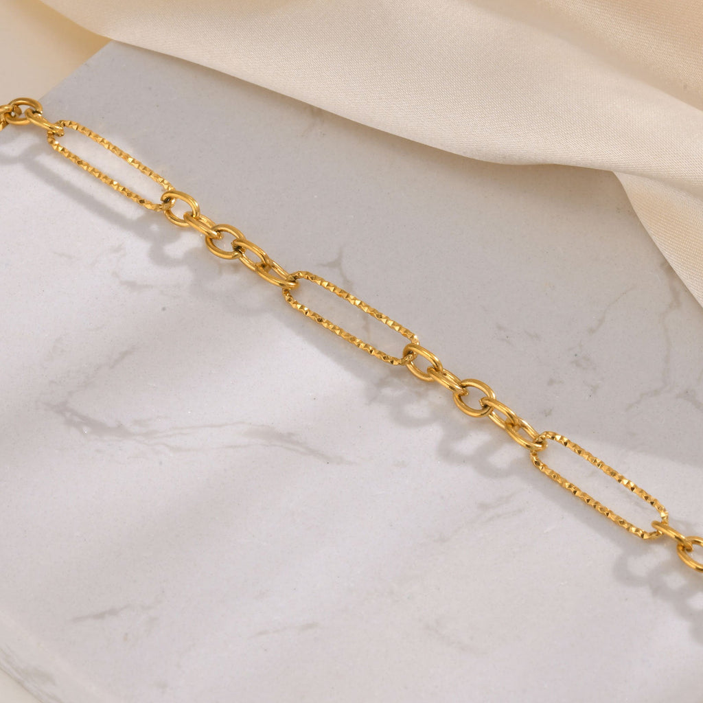 Two-Link Gold Chain Necklace