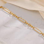 Two-Link Gold Chain Necklace