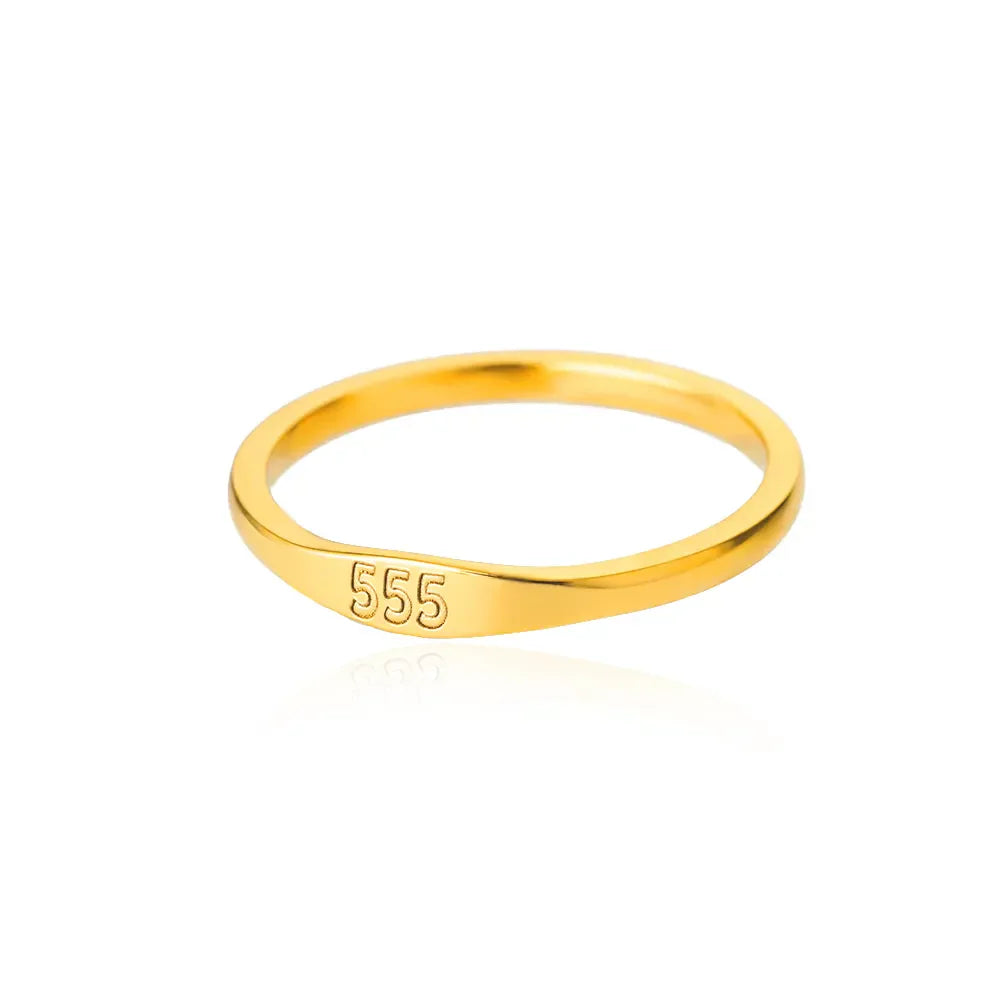 Gold Minimalist Bar Signet Ring