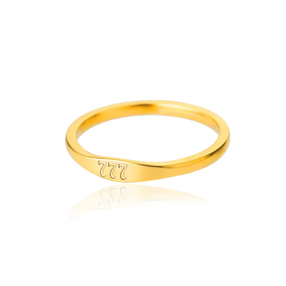Gold Minimalist Bar Signet Ring