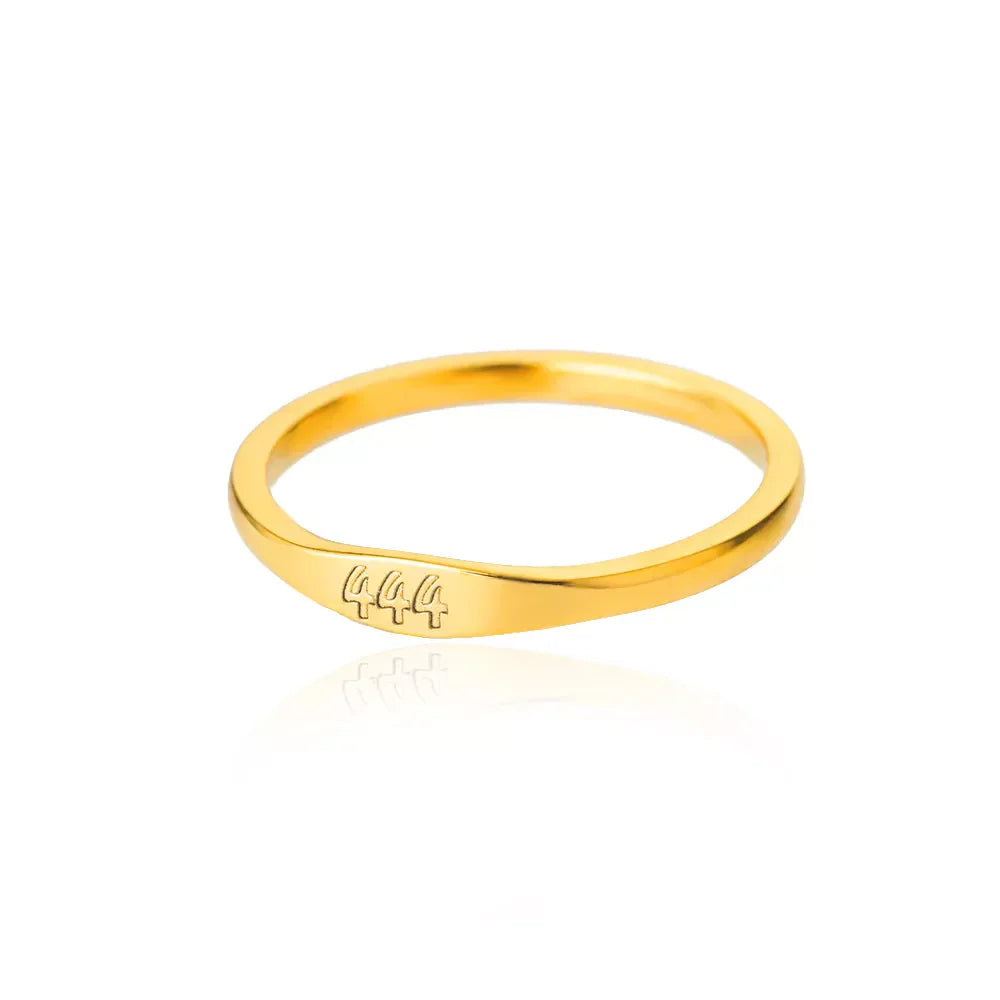 Gold Minimalist Bar Signet Ring
