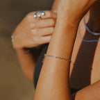 Linked Gold Paperclip Bracelet