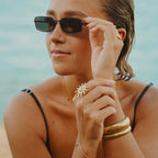 Radiant Sun Spiral Gold Ring