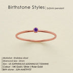 June Purple rose gold