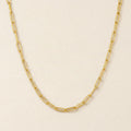 Gold Paperclip Chain Necklace