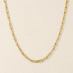 Gold Paperclip Chain Necklace