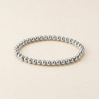 Silver Beaded Bracelet