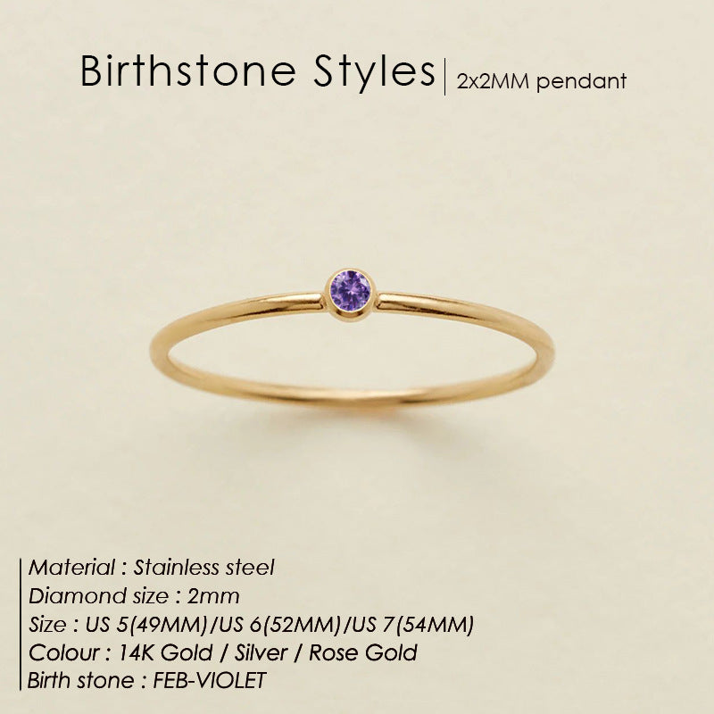 February Violet gold