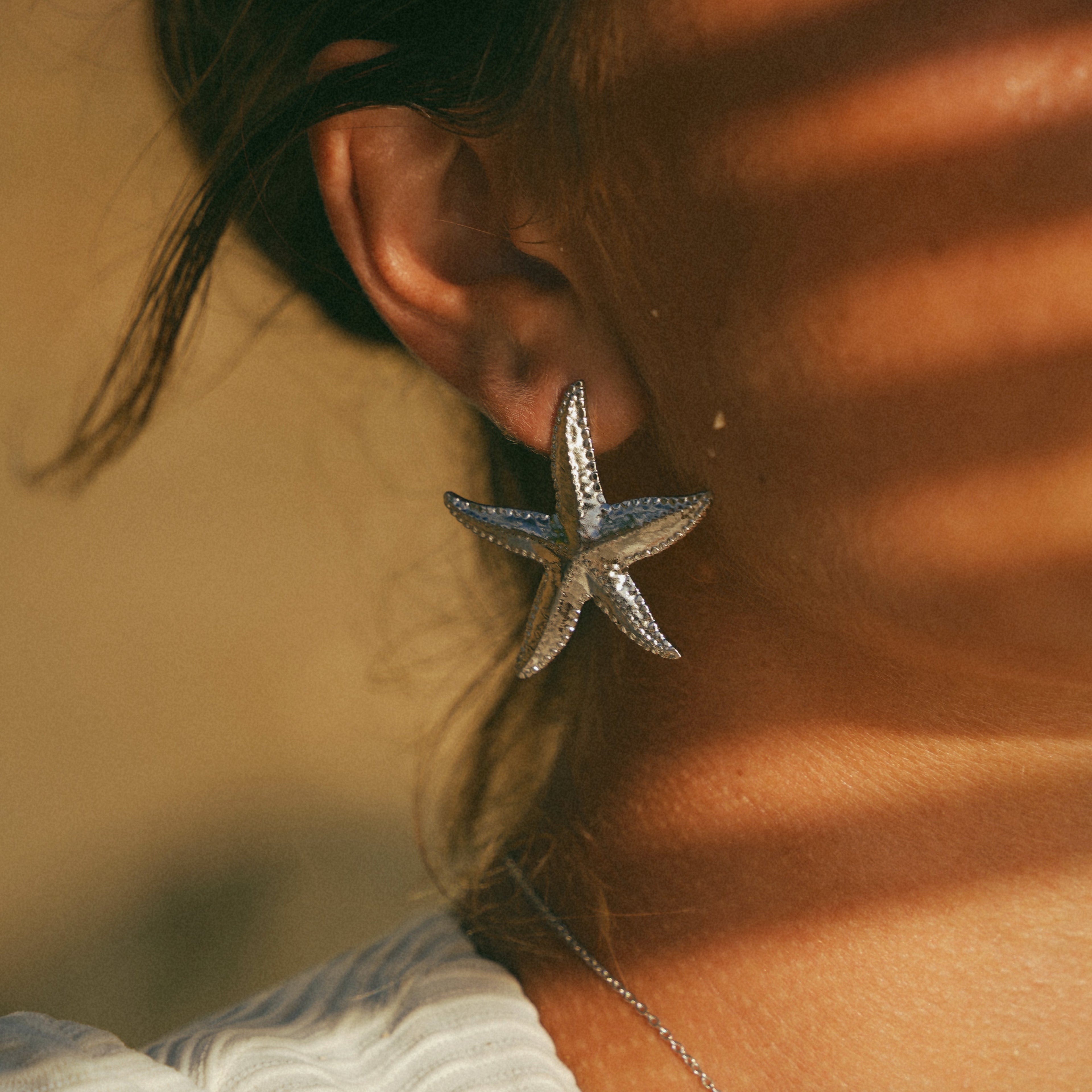 Starfish Gold Earrings