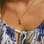Gold Cowboy Boot Pendant Necklace