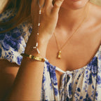 Gold Engravable Bar Bracelet