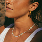 Pearl & Gold Beaded Layered Necklace