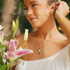 Virgin Mary Cross Pendants Necklace
