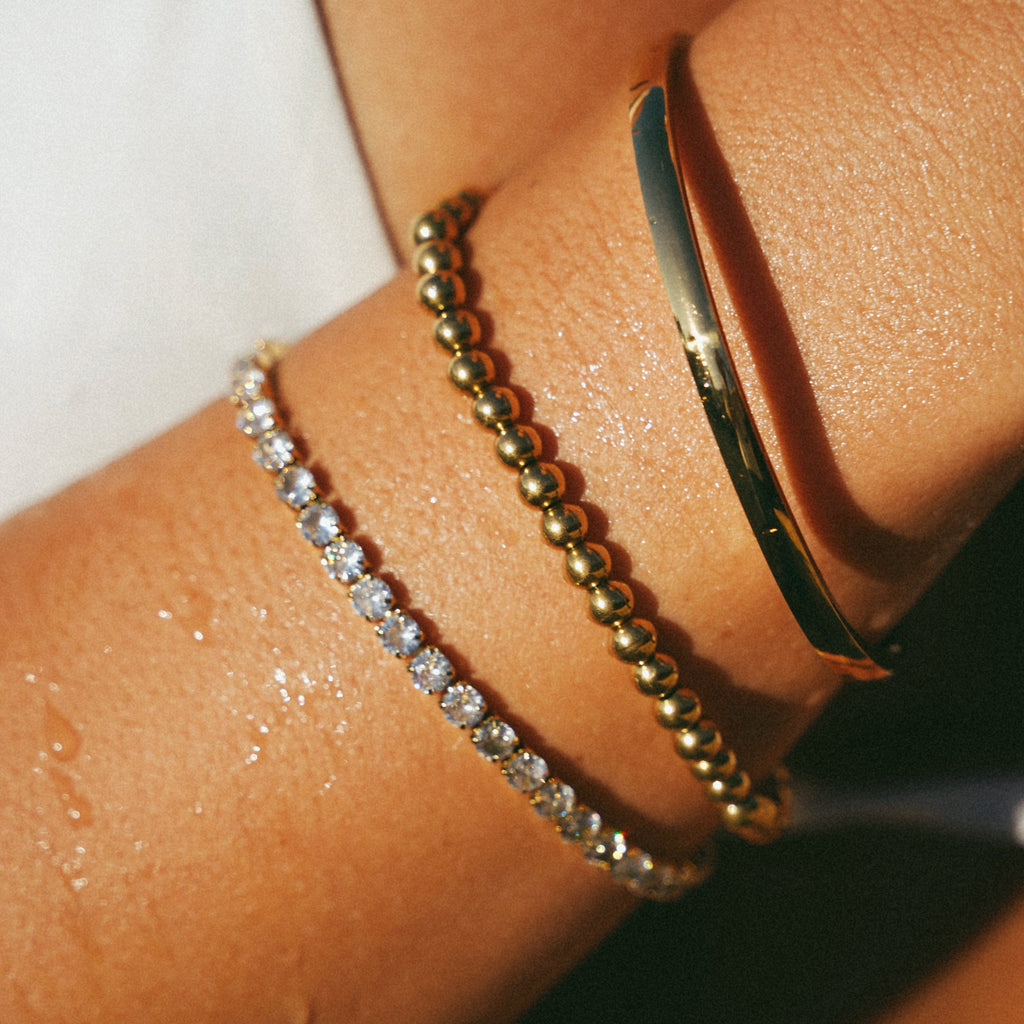 Gold Beaded Bracelet